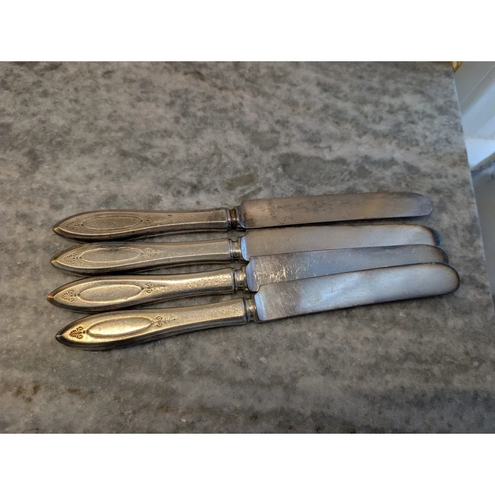 Lot Of‎ Four Vintage Community Plate Flatware Stainless Steel Knives
